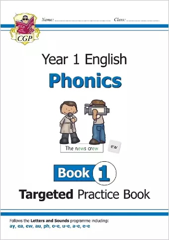 KS1 English Year 1 Phonics Targeted Practice Book - Book 1 cover