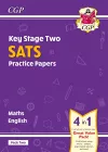 KS2 Maths & English SATS Practice Papers: Pack 2 - for the 2024 tests (with free Online Extras) cover
