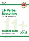 11+ GL Verbal Reasoning Practice Book & Assessment Tests - Ages 10-11 (with Online Edition) packaging