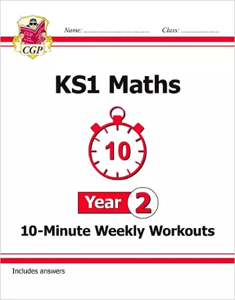 KS1 Year 2 Maths 10-Minute Weekly Workouts cover