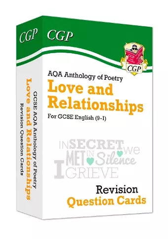 GCSE English: AQA Love & Relationships Poetry Anthology - Revision Question Cards cover