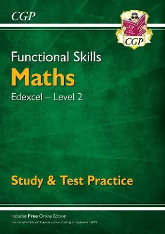 Functional Skills Maths: Edexcel Level 2 - Study & Test Practice cover