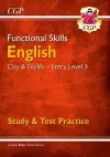 Functional Skills English: City & Guilds Entry Level 3 - Study & Test Practice cover