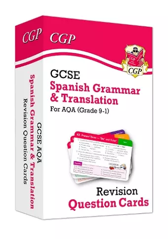 GCSE AQA Spanish: Grammar & Translation Revision Question Cards (For exams in 2025) cover