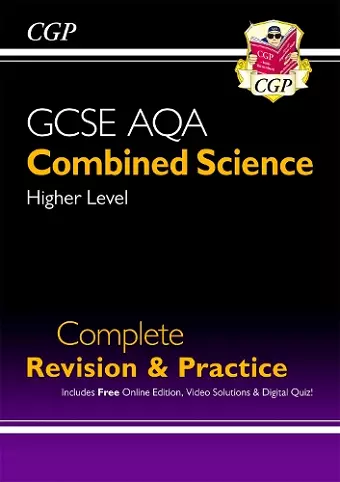 GCSE Combined Science AQA Higher Complete Revision & Practice w/ Online Ed, Videos & Quizzes cover