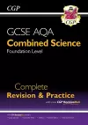 New GCSE Combined Science AQA Foundation Complete Revision & Practice with CGP RevisionHub cover