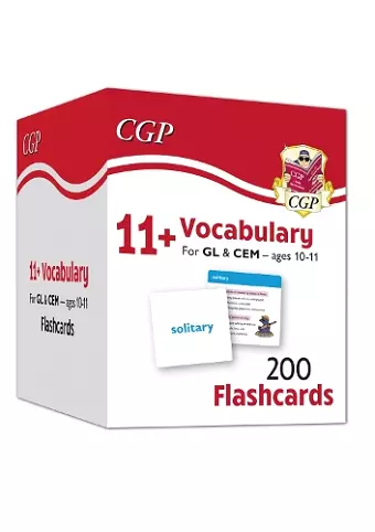 11+ Vocabulary Flashcards for Ages 10-11 - Pack 1 cover