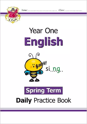 KS1 English Year 1 Daily Practice Book: Spring Term cover