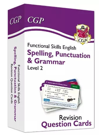 Functional Skills English Revision Question Cards: Spelling, Punctuation & Grammar - Level 2 cover