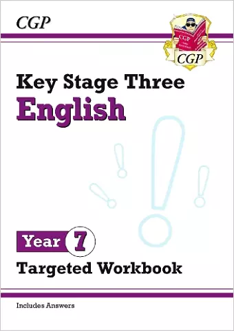 KS3 English Year 7 Targeted Workbook (with answers) cover