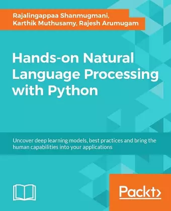 Hands-On Natural Language Processing with Python cover