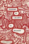 Poems to Learn by Heart cover