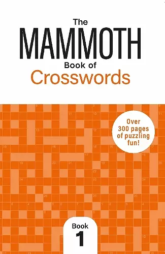 The Mammoth Book of Crosswords 1 cover