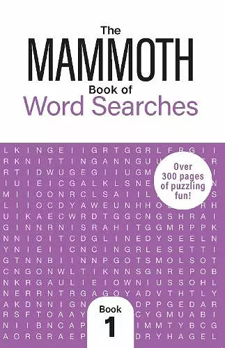 The Mammoth Book of Word Searches 1 cover