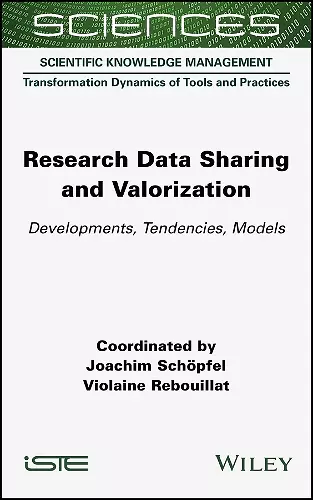 Research Data Sharing and Valorization cover