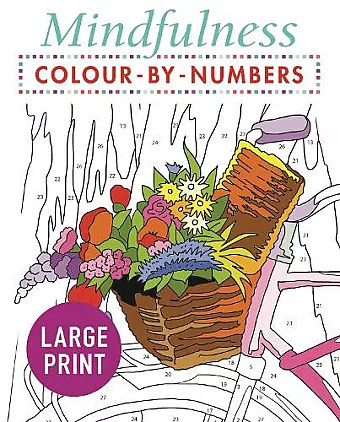 Mindfulness Colour-by-Numbers Large Print cover