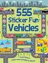 555 Sticker Fun - Vehicles Activity Book cover