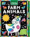 Scratch and Draw Farm Animals - Scratch Art Activity Book cover