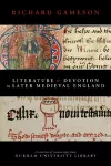 Literature and Devotion in Later Medieval England cover