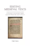 Editing Medieval Texts cover