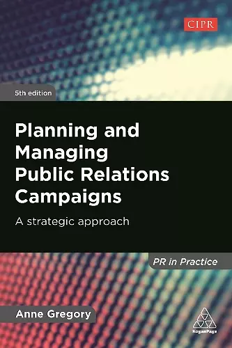 Planning and Managing Public Relations Campaigns cover