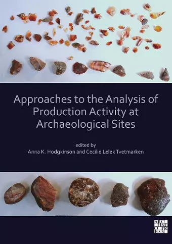 Approaches to the Analysis of Production Activity at Archaeological Sites cover