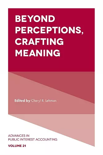 Beyond Perceptions, Crafting Meaning cover