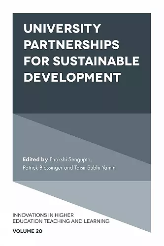 University Partnerships for Sustainable Development cover