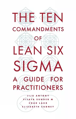 The Ten Commandments of Lean Six Sigma cover