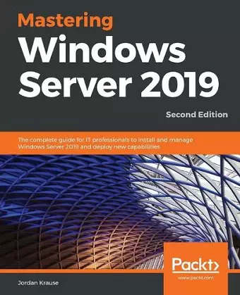 Mastering Windows Server 2019 cover