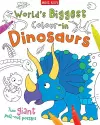 World's Biggest Colour-in Dinosaurs cover