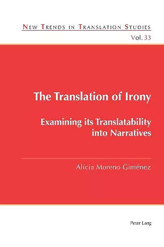 The Translation of Irony cover