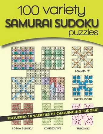 100 Variety Samurai Sudoku Puzzles cover