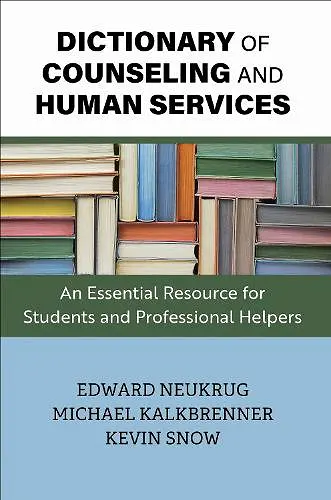 Dictionary of Counseling and Human Services cover