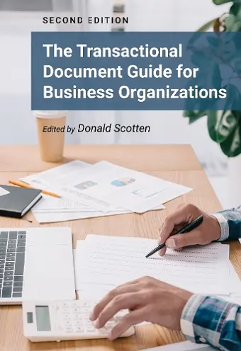 The Transactional Document Guide for Business Organizations cover