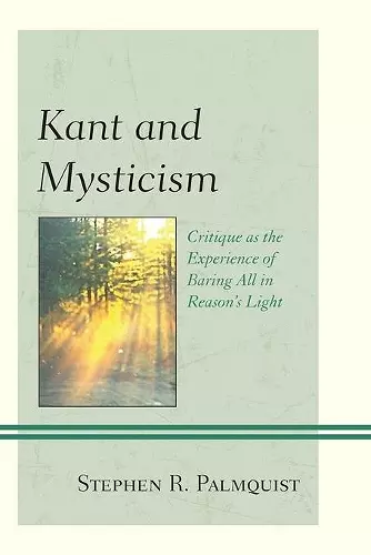 Kant and Mysticism cover