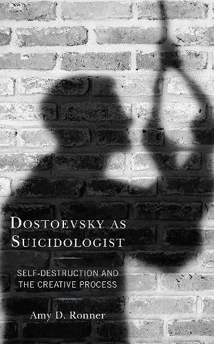 Dostoevsky as Suicidologist cover