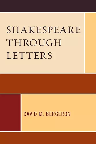 Shakespeare through Letters cover