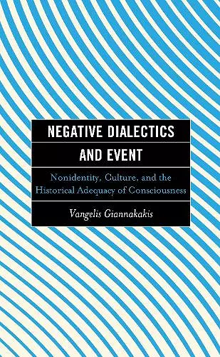 Negative Dialectics and Event cover