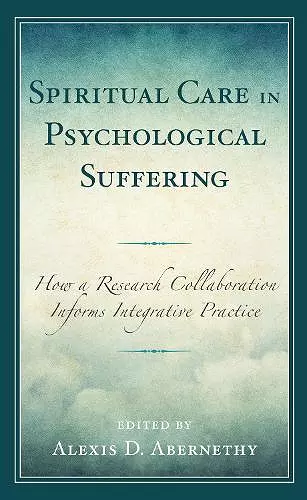 Spiritual Care in Psychological Suffering cover