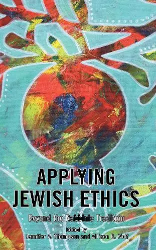 Applying Jewish Ethics cover