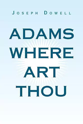 Adams Where Art Thou cover