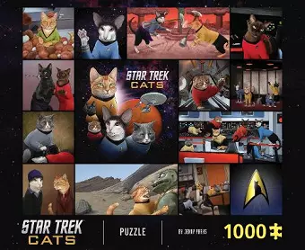 Star Trek Cats 1000-Piece Puzzle cover