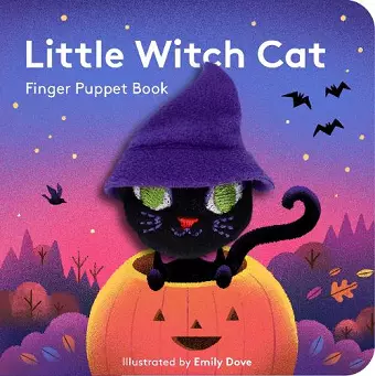 Little Witch Cat: Finger Puppet Book cover