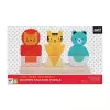 Lion, Tiger, and Bear Wooden Stacking Puzzle cover