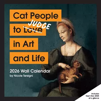 Cat People to Judge in Art and Life 2026 Wall Calendar cover