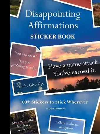 Disappointing Affirmations Sticker Book cover