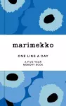 Marimekko One Line a Day (Blue Unikko) cover