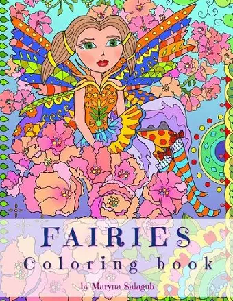 Fairies coloring book cover