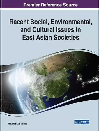 Recent Social, Environmental, and Cultural Issues in East Asian Societies cover